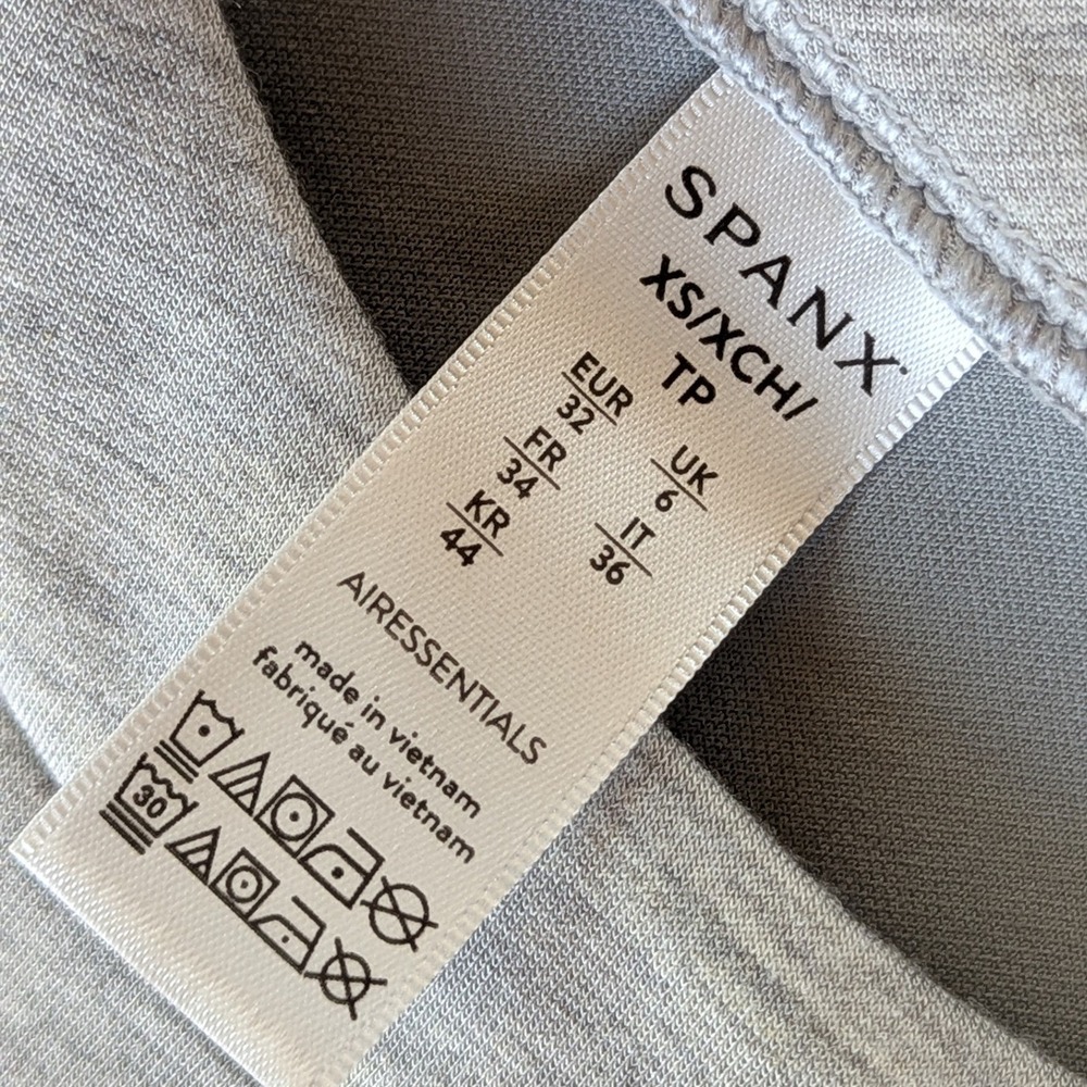 Spanx AirEssentials Soft Tank Dress Heather Gray Midi XS - Picture 5 of 11